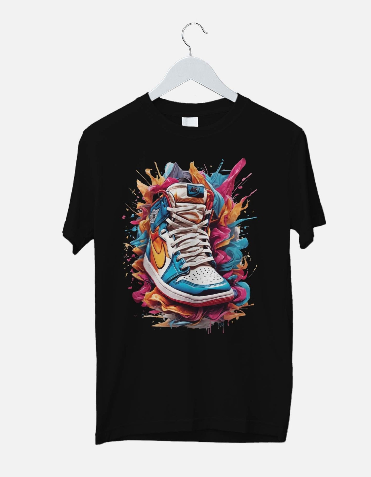 "Iconic Sneaker" Unisex Oversized Premium Cotton T-Shirt.