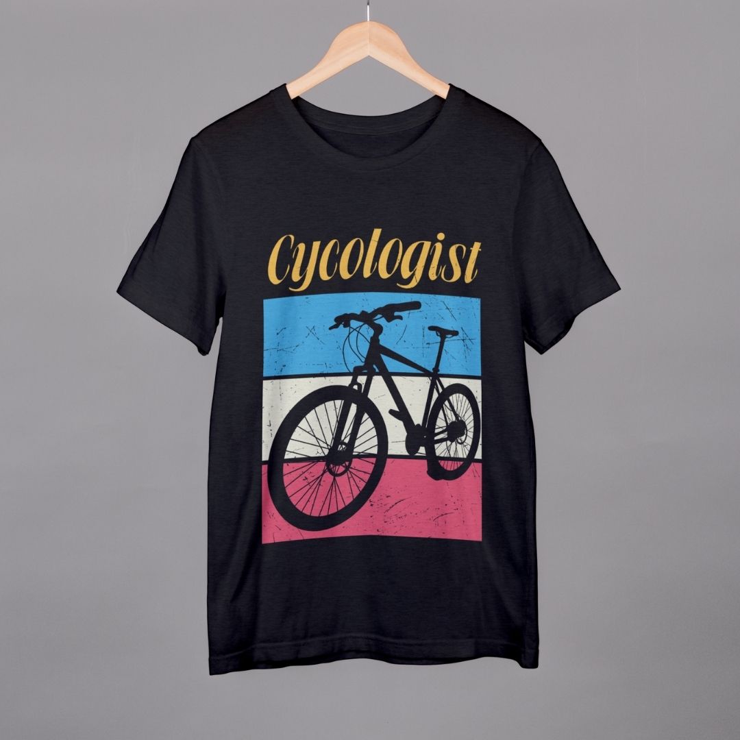 "Cycologist": The Ultimate Cycling Classic T-shirt for Men