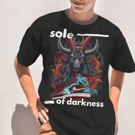 "Sole of Darkness" Unisex Oversized Premium Cotton T-Shirt.
