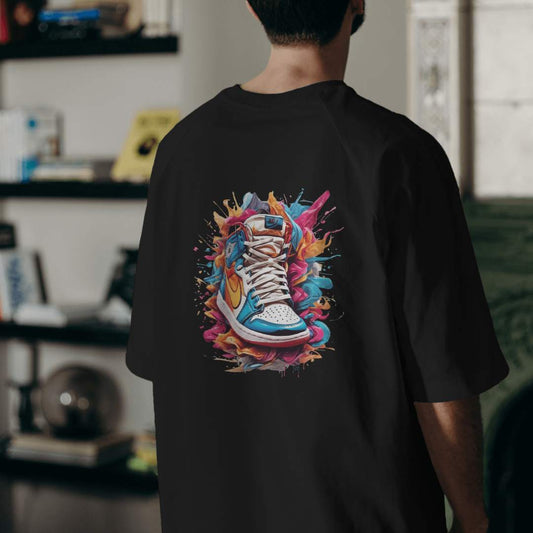 "Sneakerhead" Unisex Oversized Premium Cotton T-Shirt.