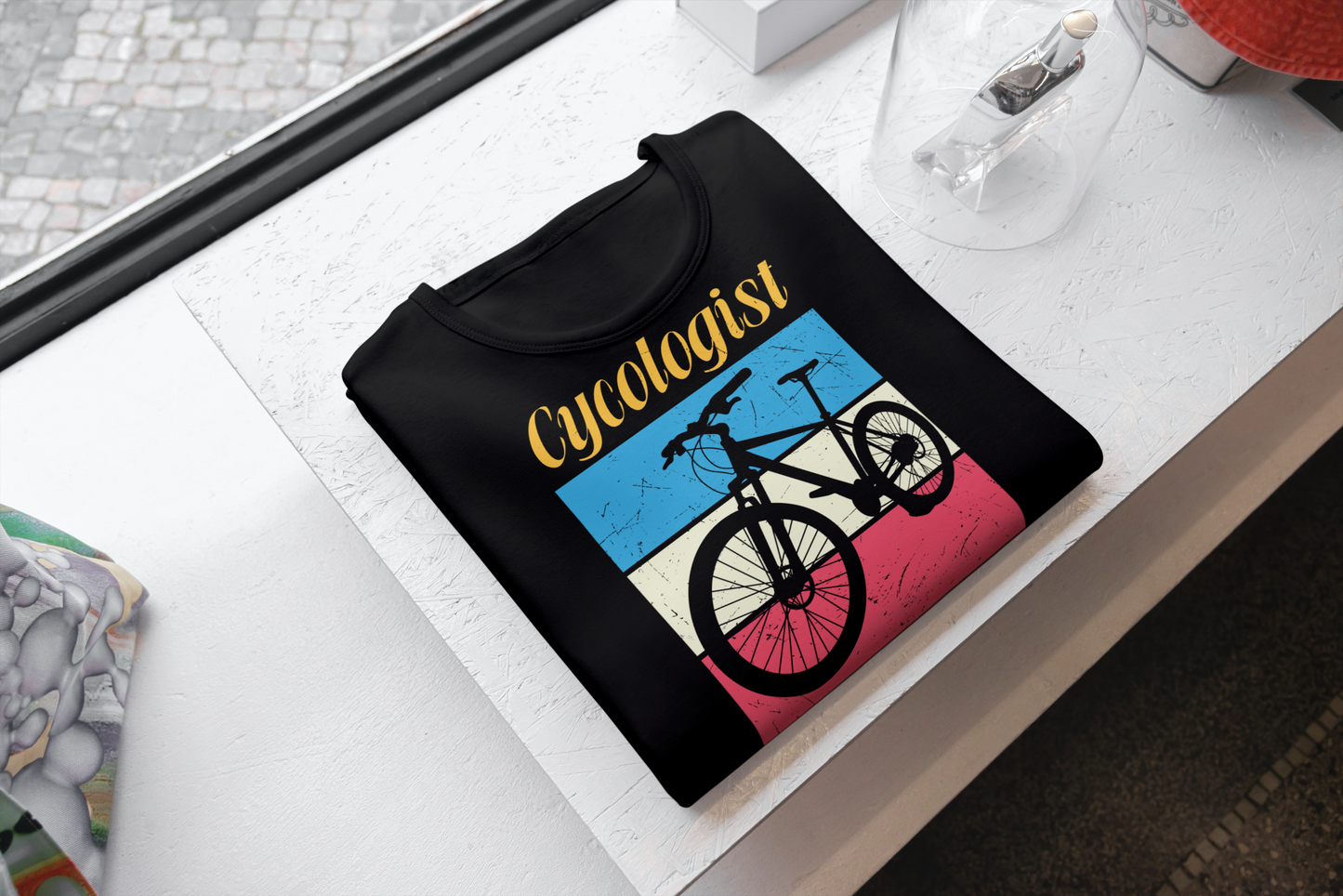 "Cycologist": The Ultimate Cycling Classic T-shirt for Men